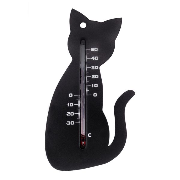 Black Cat Thermometer