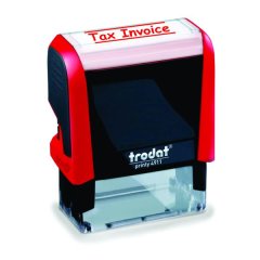Trodat Stamp - Tax Invoice Red Ink