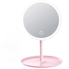 Vanity Makeup Mirror with LED Ring Light - Touch Control