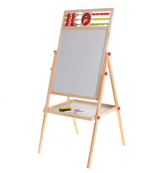 EX- Revolving Fluctuation Double-Sided Wooden Board For Kids