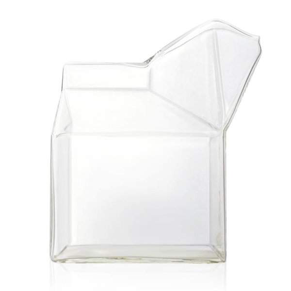 Mini Milk Half Pint Carton Creamer | Glass 300ml