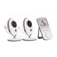 BabyWombWorld 2.0" Video Baby Monitor with 2 Cameras, Audio &amp; Night Vision