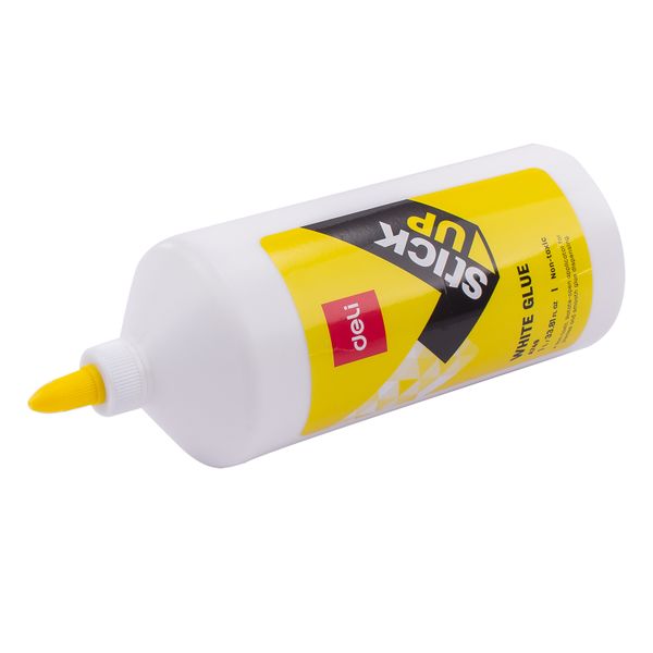 DELI White Glue 1000ml - Strong Multi-Purpose Adhesive (White)