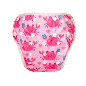 Baby Reusable Swim Diaper - Love Crabs
