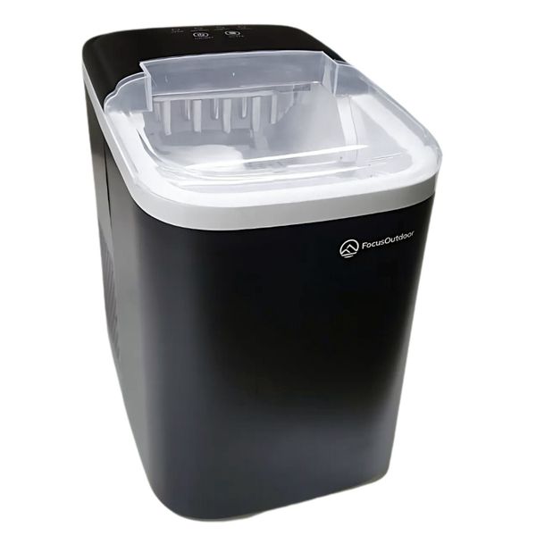 FocusOutdoor Portable Countertop Ice Maker 1.4L with 2 Ice Sizes