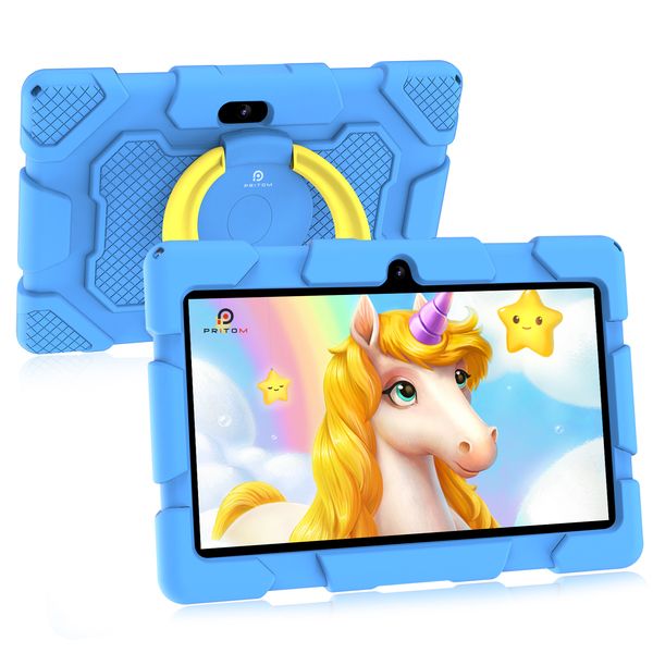 PRITOM K7 Pro Kids Tablet - 7" HD Display, 4GB RAM, 32GB Storage