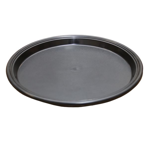 Non -Slip Round Black Tray 340mm