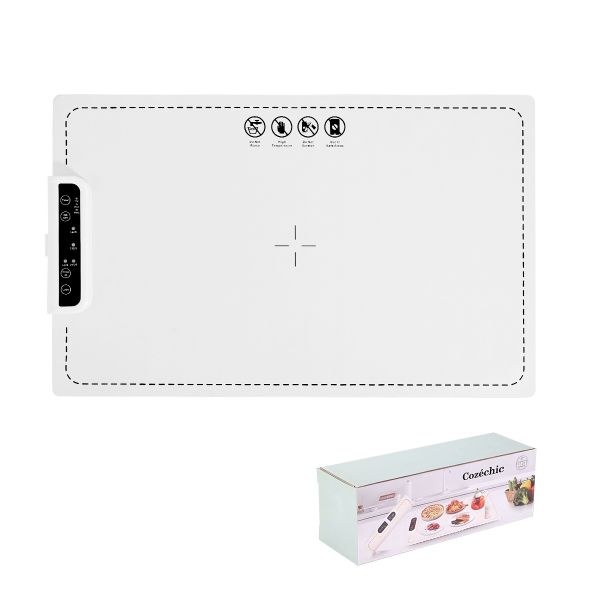 Cozéchic - Electric Food Warming Mat Foldable Timer Silicone Heating Tray