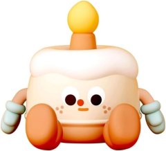 Happy Birthday Kids Night Light, Cute Cake Soft Silicone LED Warm Lamp