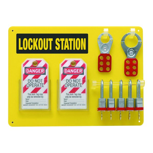 Brady - 5-Way Lock Board Kit