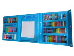 Kids-Up - 208 Piece Case Art Set Pencil, Paint, Watercolor Drawing