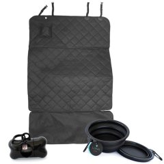 Luna Life Premium Suv Cover with Water Bowl &amp; Poo Bags Kit
