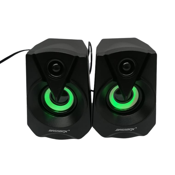 Computer Speaker USB Powered With LED Display Light