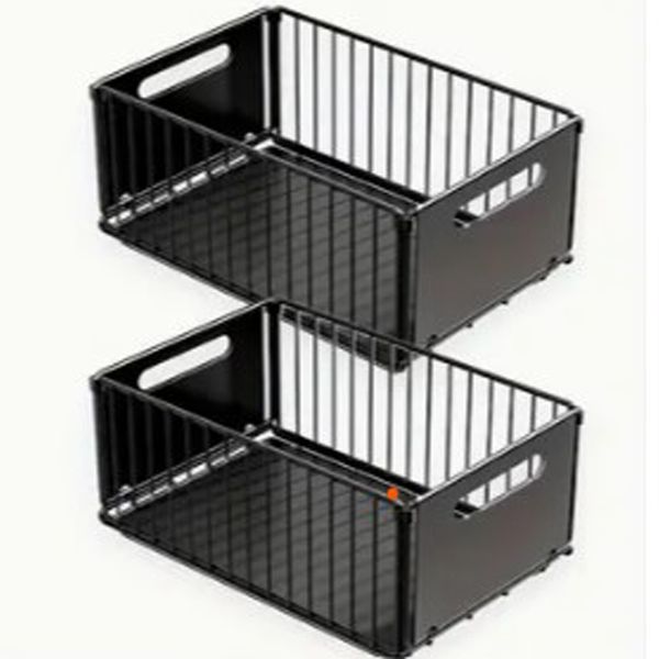 Pull Out Drawer Organizers Set of 2 Sliding Wire Storage Drawers 19cm (h)