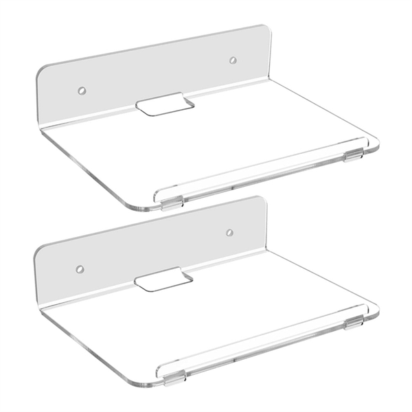 Acrylic Wall Shelf Set 2 for Security Cameras Speakers