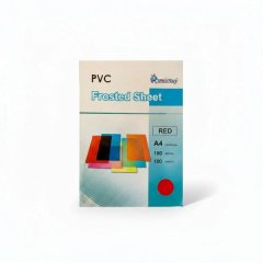 Frosted Binding Covers PVC - Red
