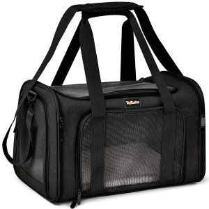 Topika Soft-Sided Pet Carrier Bag for Travel &amp; Home Use, Cat Carrier