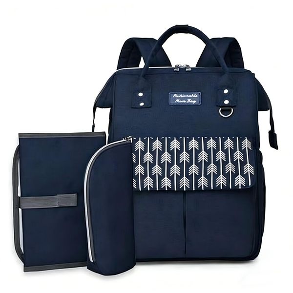 Diaper Bag Backpack Waterproof Baby Nappy Bag with Changing Mat