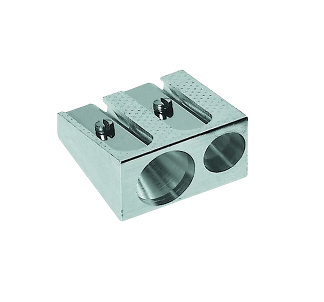Faber-Castell Metal Sharpener Double - Box of 20 (50-34)