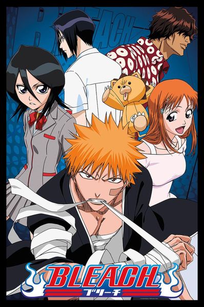 Bleach (Characters) Poster with Black Frame