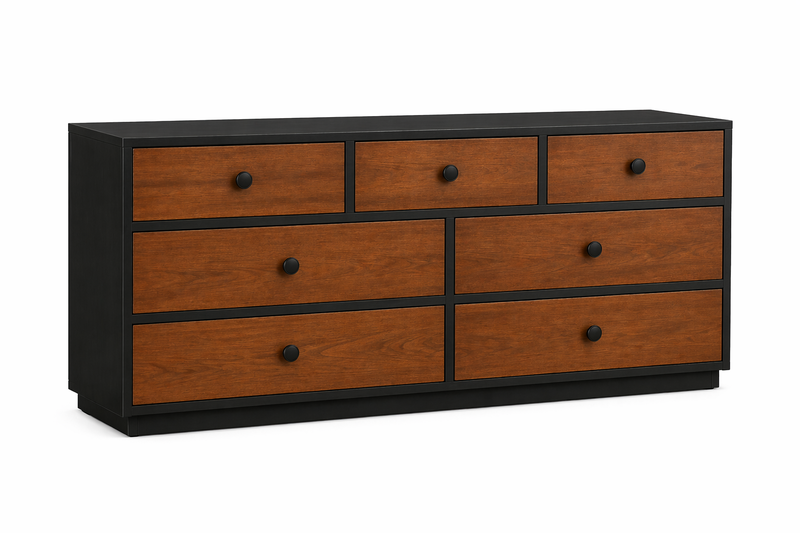 Chest of Drawers Modern Durable Bedroom Dresser 1200 x 400 x 800mm Brown