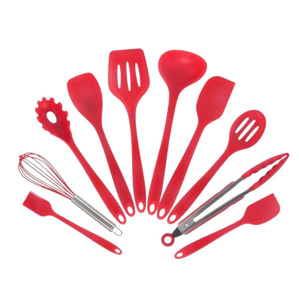10-piece Kitchen Utensil Set Silicone Heat-Resistant Non-Stick Kitchen Set
