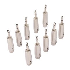 10 piece 3 Pin 6.5mm to XLR Female Stereo Balanced Connector