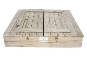 Just For Kids Original 4 Seater Folding Bench Sandpit Natural Finish - JFK0015