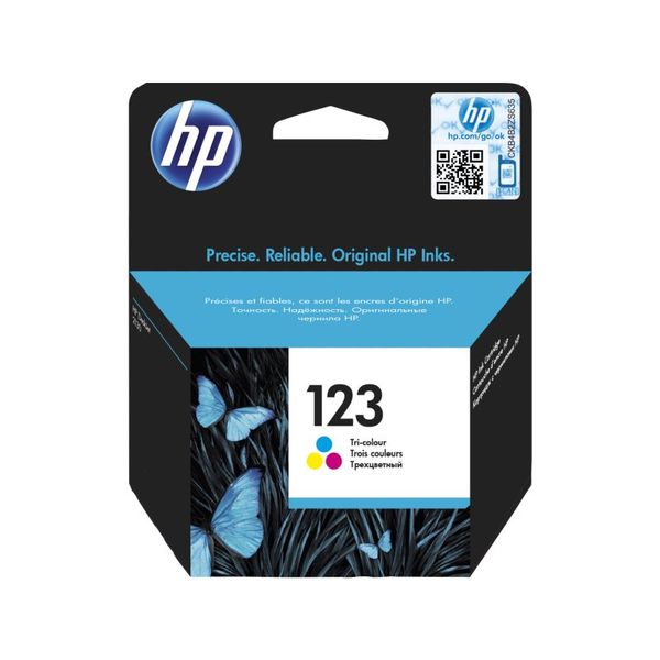 HP 123 Original Tri-Color Ink Cartridge