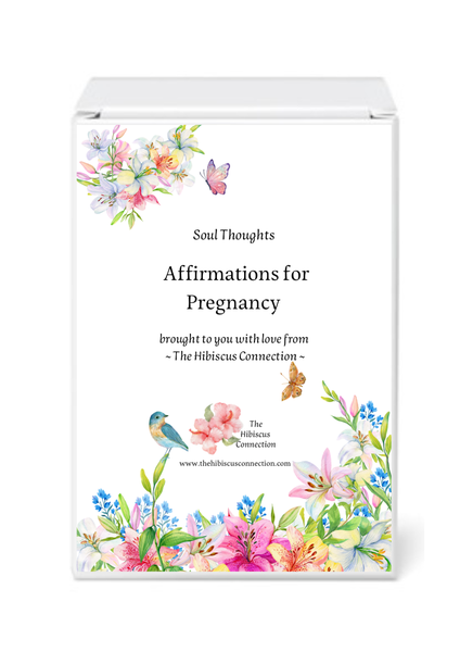 Pregnancy Daily Affirmation Cards - Gentle Words of Strength &amp; Self-Belief