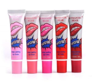 Romantic Bear Lip Stain Tint - Pack of 5