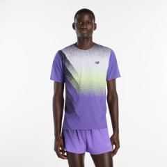 New Balance Men's Athletics Race Day Ultra Light Short Sleeve Print