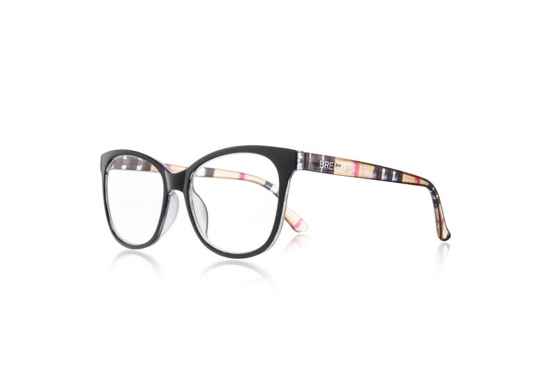 Brentoni Black and Striped Reading Glass