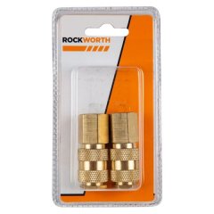 Rockworth - Coupler Quick To Female 1/4 (2Piece) - 2 Pack