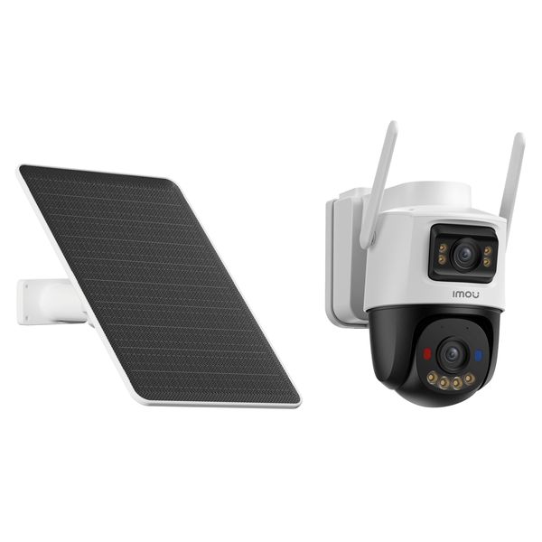 IMOU AOV Dual Lens - 10MP - 4G &amp; Wi-Fi PT Battery Security Camera Solar Kit
