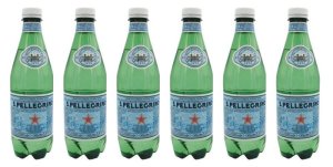 San Pellegrino Sparkling Water - Plastic Bottle - 500ml - 6 Pack