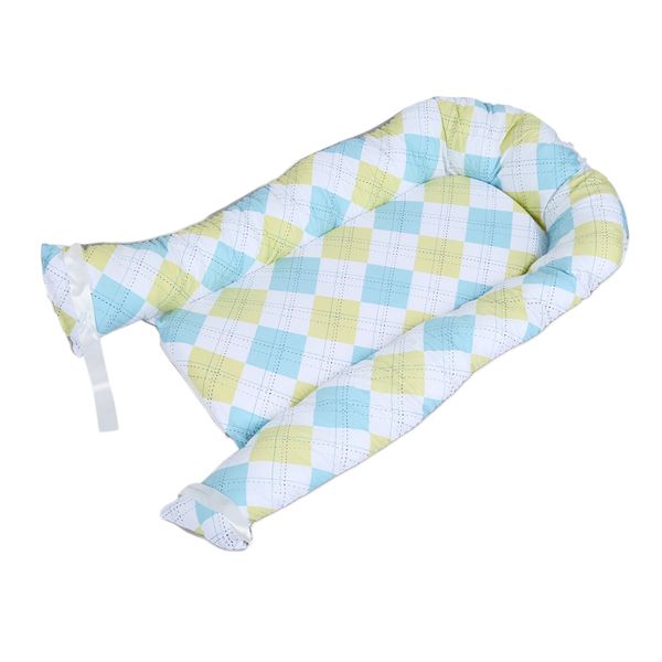Portable Baby Sleeper Bed with Mosquito Nest - Blue