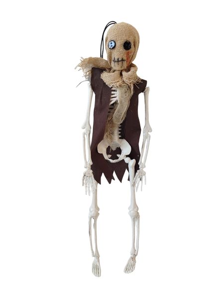 Halloween Skeleton Scarecrow - Plastic Adjustable Skeleton 45 cm - Umlozi