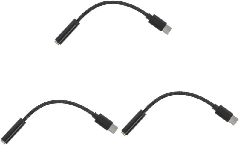 Type-C to 3.5mm Audio Adapter with Wire Control Support
