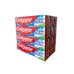 Colgate Triple Action Toothpaste 12 Pack Multipack Fresh Mint