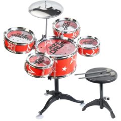 Mini Drum Set for Kids - Rock &amp; Jazz Style