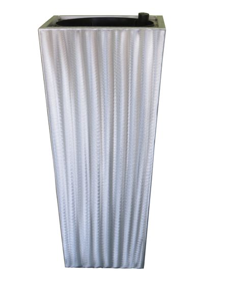 Allsorted Slimline Plant Pot / Planter Brushed Aluminium - 790 x 370mm