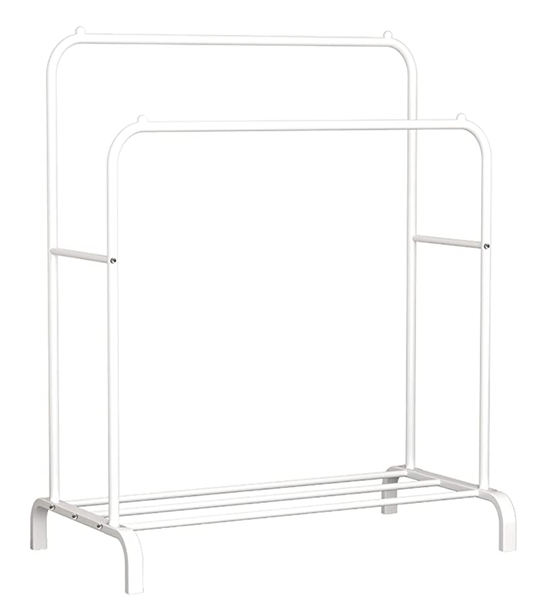 Multi-Functional Double Pole Garment Rack