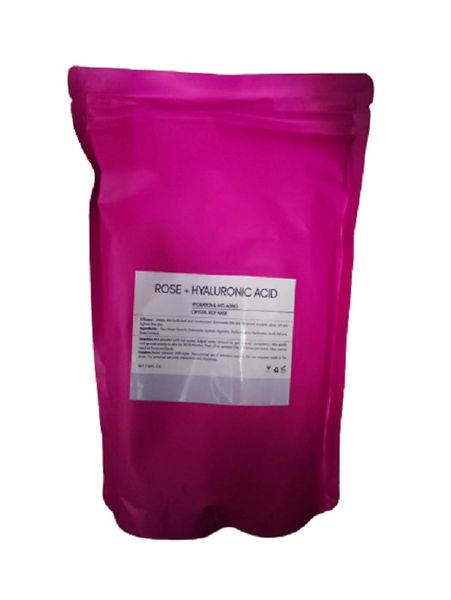 Rose &amp; Hyaluronic Acid Deep Cleansing Peel Off Jelly Mask Powder Bags 500g
