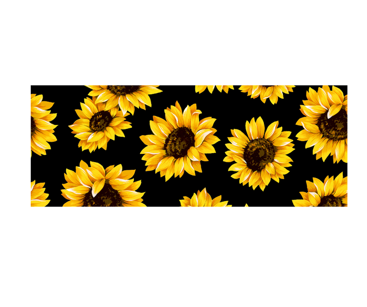 Sunflower &amp; Black Full Desk XL Gaming &amp; Office Mouse Pad