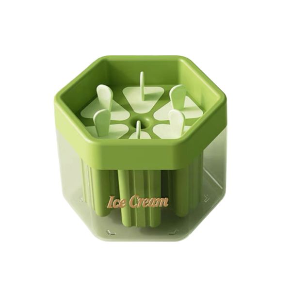 6 Grids BPA Free Ice Lolly Moulds DIY Popsicle Ice Cream Maker