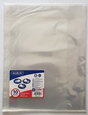 Marlin: Adjustable Book Covers A4 10's - 50 Micron