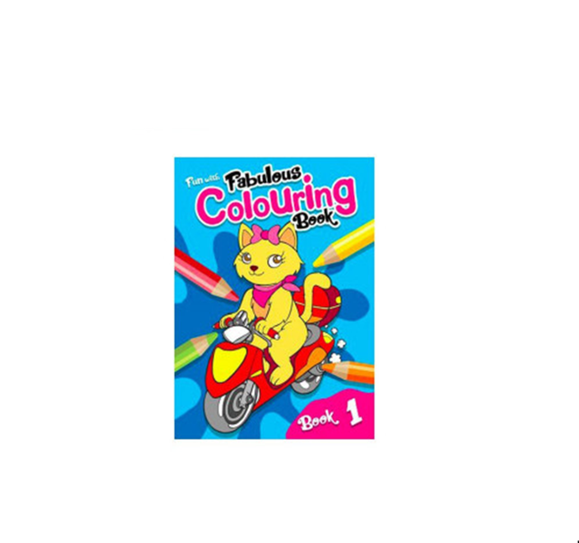 Fun With Fabulous Colouring Book 1 x 4