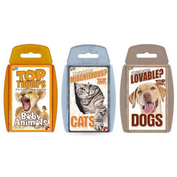Cute Animals Top Trumps 3 Pack Bundle
