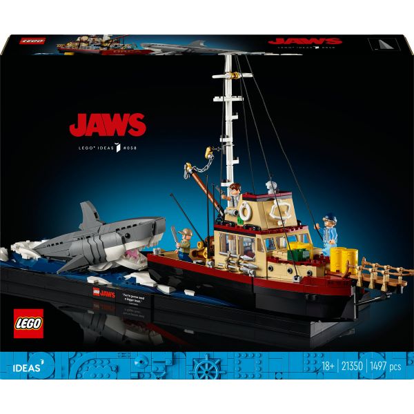 LEGO® Ideas Jaws, Shark Gift for Adults 21350